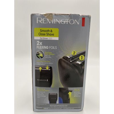 Remington PF7300 F3 Comfort Series Foil Shaver, Mens Electric Razor, Electric Shaver Black/Blue