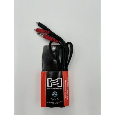 DUAL CABLE RCA-1/4'' 6.6 FT