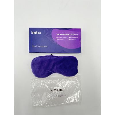 Kimkoo Moist Heat Eye Compress&Microwave Hot Eye Mask for Dry Eyes,Purple