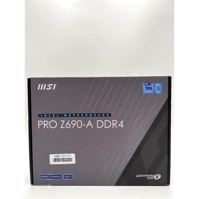 MSI PRO Z690-A DDR4 LGA 1700 Intel Z690 SATA 6Gb/s ATX Intel Motherboard