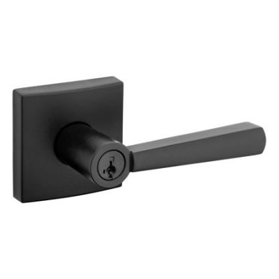Baldwin 354Spl-Sqr-Smt Spyglass Single Cylinder Keyed Entry Door Lever Set From The